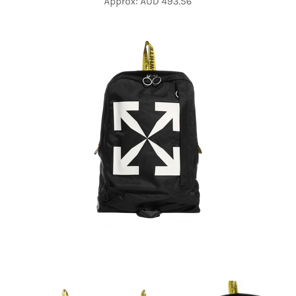 Off-White arrows backpack